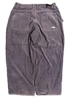 Vintage Interstate Gray Corduroy Baggy Jeans Size 40x30 Made In USA Skater 90s